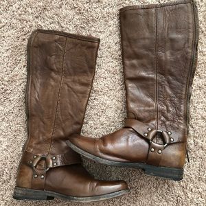 Frye Buckle Boots